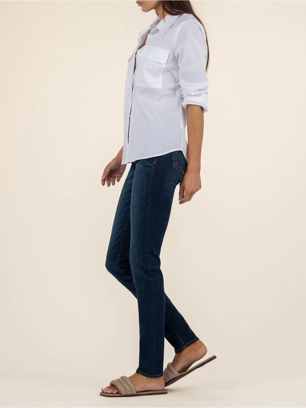 Kut From The Kloth Diana Mid Rise Relaxed Skinny Jeans Dark Wash Size 4 - Picture 2 of 10